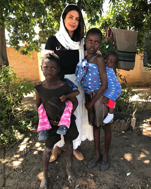 Priyanka Chopra is in the Zimbabwean capital to promote UNICEF
