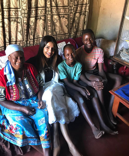 Priyanka Chopra is in the Zimbabwean capital to promote UNICEF