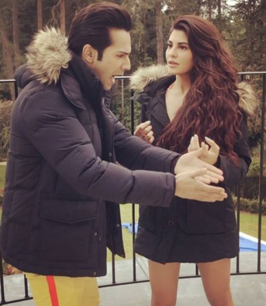 Varun and Jacqueline's camaraderie on sets of Judwaa 2 is a pure treat!