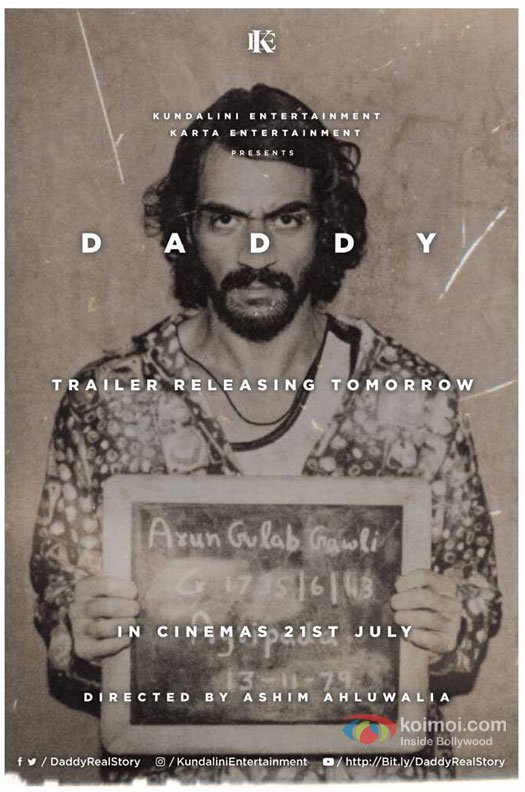 Arjun Rampal's Daddy Trailer Arrives Tomorrow At This Time
