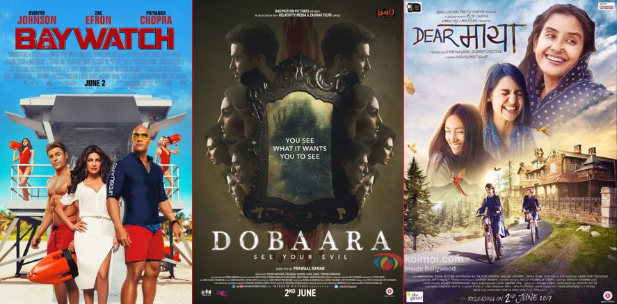 Box Office Predictions - Baywatch, Dobaara, Dear Maya and more