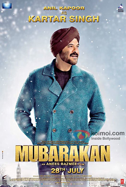 Anil Kapoor plays a sardar, check out his character poster from Mubarakan!
