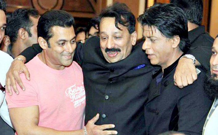 Bollywood Stars Shah Rukh Khan & Salman Khan Attend Baba Siddique's Iftar Party