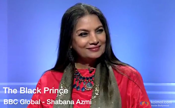 Shabana Azmi Talks About Her Upcoming Hollywood Film - The Black Prince