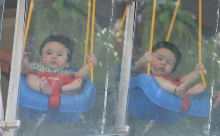 Saifeena’s Baby Taimur Ali Khan seen Chilling on a Lazy Afternoon