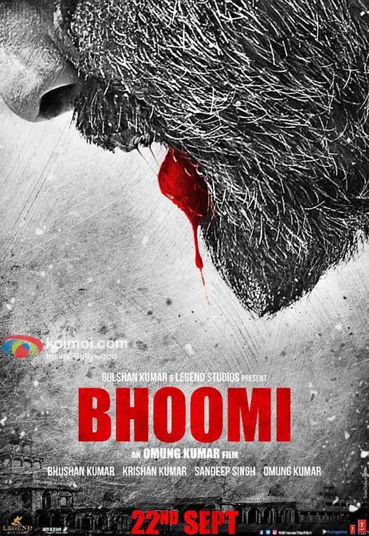 Sanjay Dutt's blood soaked look wows in 'Bhoomi’ teaser poster