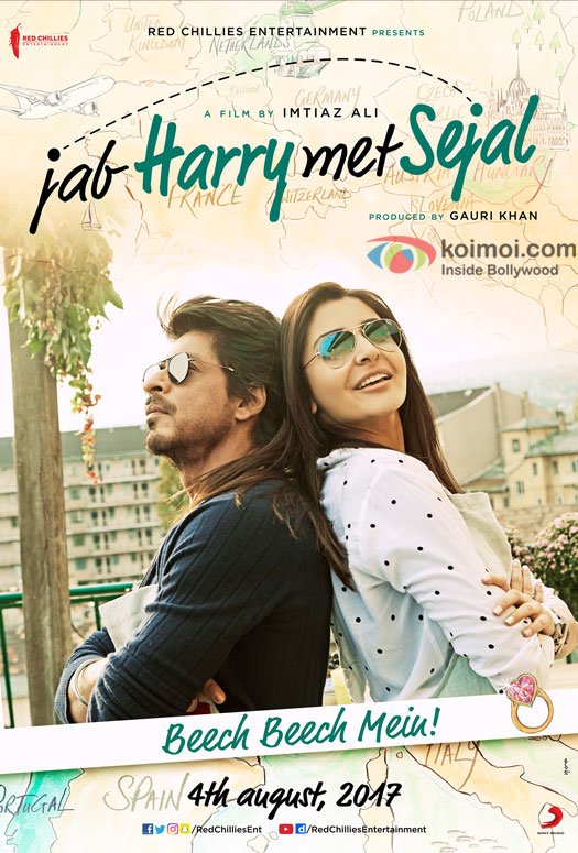 Shah Rukh and Anushka strike a pose in Jab Harry met Sejal's new poster