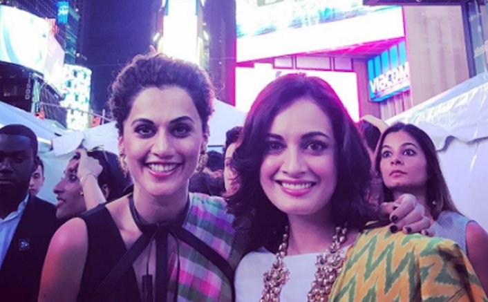 Tapsee, Dia turn showstoppers for Times Square fashion show