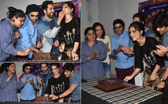 Team Bareilly Ki Barfi celebrates Kriti Sanon's Birthday!
