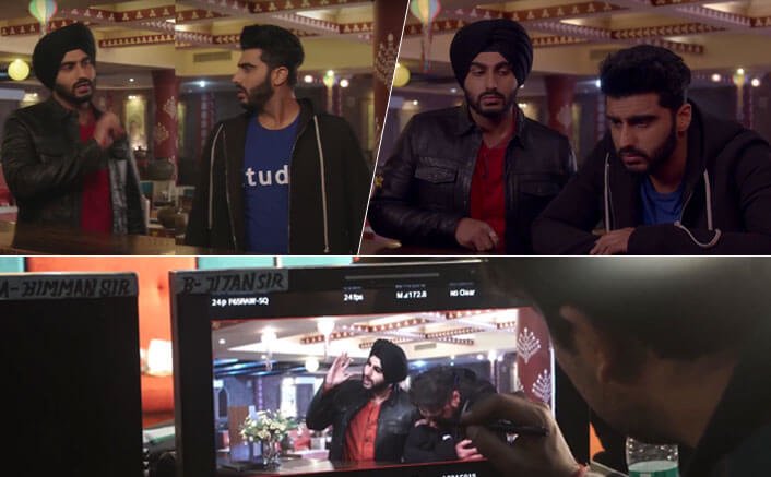 Witness the hard work that went on behind the making of Karan and Charan from Mubarakan