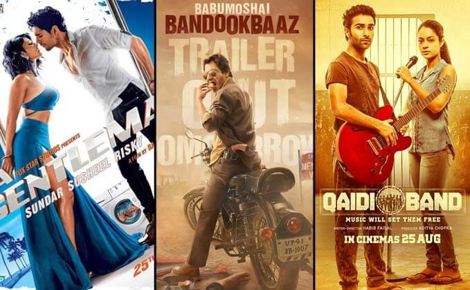 Box Office updates - A Gentleman, Babumoshai Bandookbaaz and Qaidi Band Friday collections 
