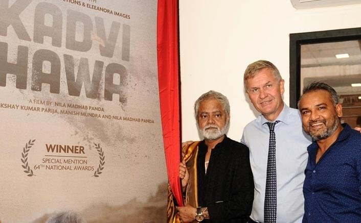Sanjay Mishra starrer KADVI HAWA's first look unveiled by UN Under Secretary General and Executive Director of UN Environment, Erik Solheim