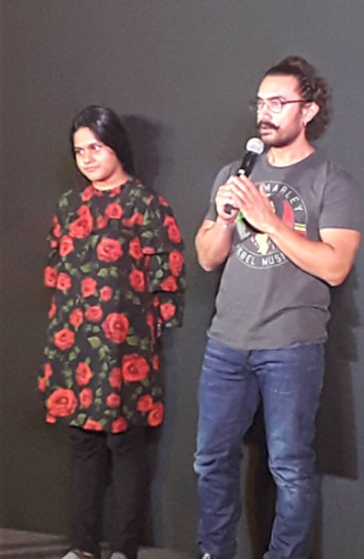 At The Secret Superstar’s Song Launch, Aamir Khan Introduced THIS Superstar From The Film