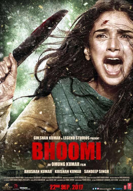 Check Out Aditi Rso Hydari's Fierce Avatar In This 3rd Bhoomi Poster
