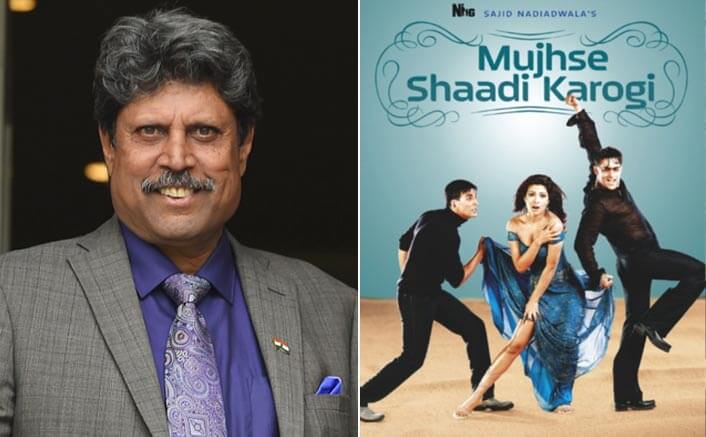 Kapil Dev in the Akshay Kumar-Salman starrer "Mujhse Shaadi Karoge