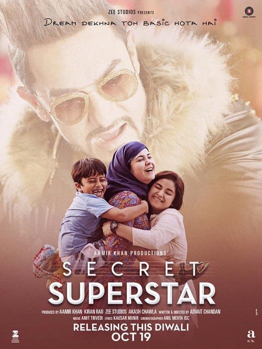 Secret Superstar new poster exhibits a mother's love