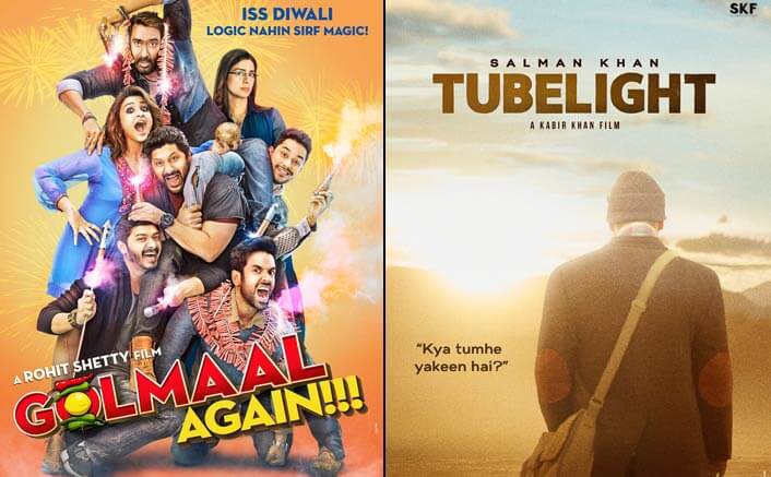 Golmaal Again Beats Salman Khan's Tubelight In The List Of Highest Grossing Films Of 2017