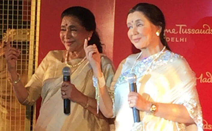 Happy, proud of being immortalised in wax: Asha Bhosle