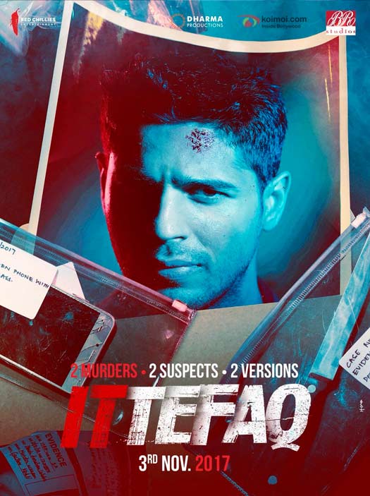 OUT NOW! Sidharth Malhotra’s First Look From Ittefaq Is Filled with Suspense