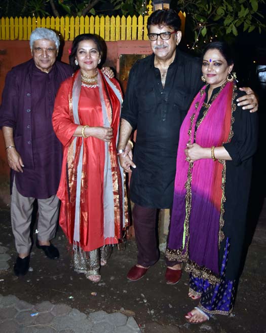 Shabana Azmi And Javed Akhtar's Diwali Bash Looked Star-Studded