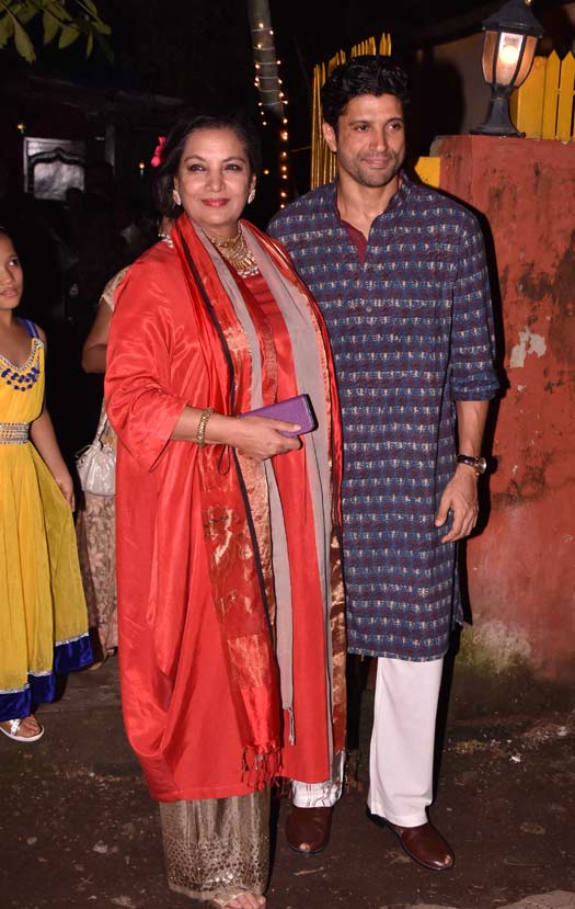 Shabana Azmi And Javed Akhtar's Diwali Bash Looked Star-Studded