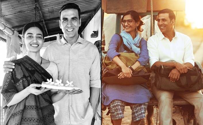 Akshay Kumar strikes a pose with his two leading ladies in his new tweet!