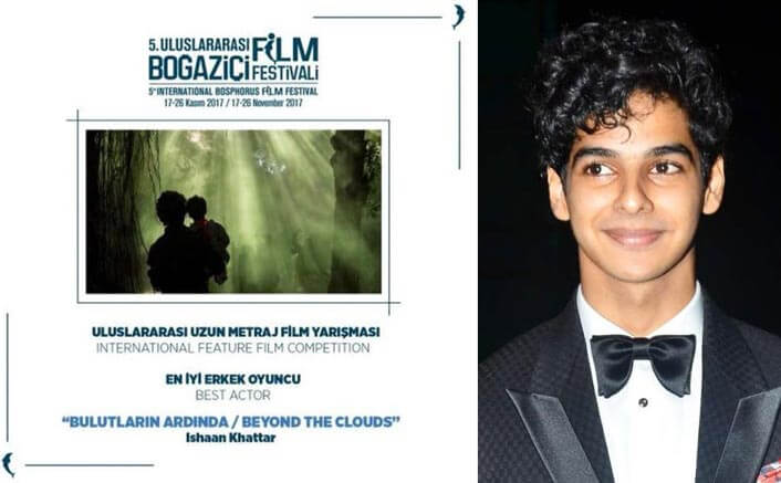 Ishaan Khatter wins Best Actor award at Turkish film fest