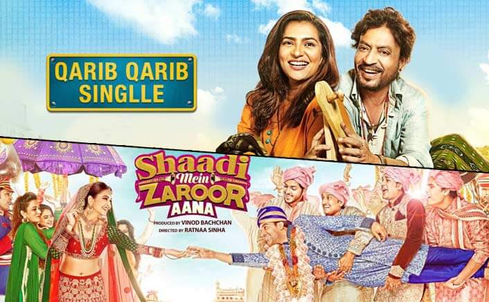 Box Office - Qarib Qarib Singlle is comparatively better, Shaadi Mein Zaroor Aana hoping for a turnaround