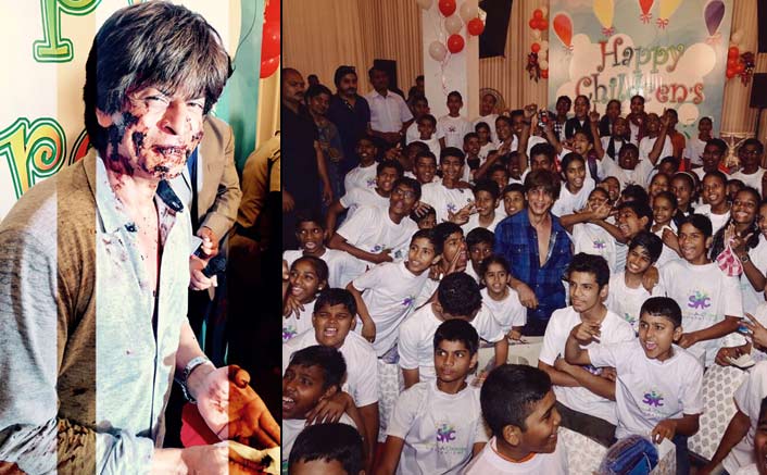 Shah Rukh Khan celebrates Children's Day on the set!
