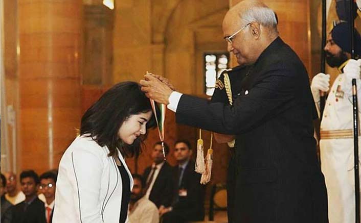 Zaira Wasim receives her second National Award for Secret Superstar