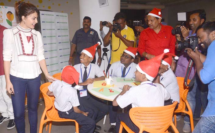Jacqueline Fernandez' unique Christmas celebration with NGO kids