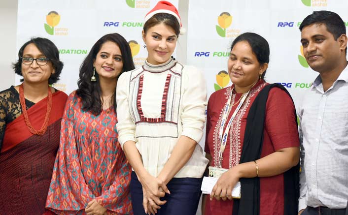 Jacqueline Fernandez' unique Christmas celebration with NGO kids