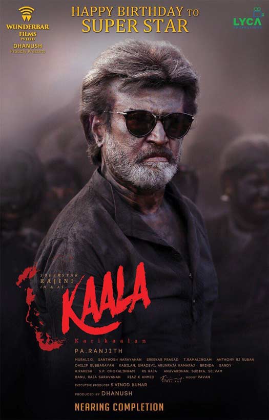 The Second Poster Of Kaala Released On The Eve Of Rajnikanth’s 67th Birthday