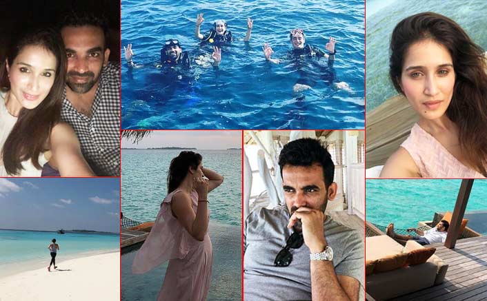 Pictures Alert! Newly Wed Sagarika Ghatge And Zaheer Khan Enjoy Their Honeymoon In Maldives