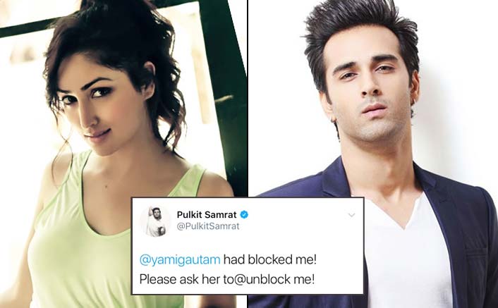 Pulkit Samrat Urges His Fans To Request Yami Gautam To Unblock Him
