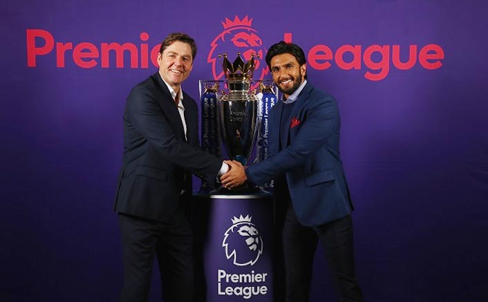 Ranveer Singh Turns Brand Ambassador For English Premiere League In India 
