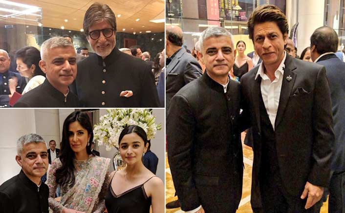 See Pics! Big B, Shah Rukh Khan, Katrina Kaif Welcome London Mayor Sadiq Khan In Mumbai