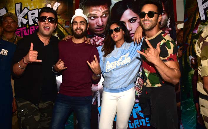 Team Fukrey Returns promote their film at Metro Station!