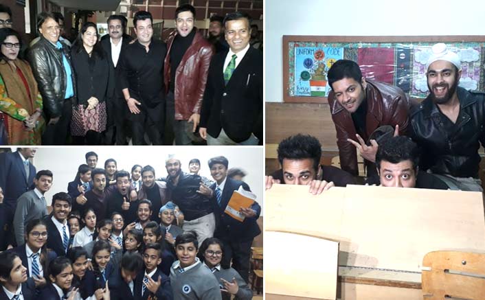 Varun Sharma and Fukrey Returns team go back to school while promoting Fukrey Returns