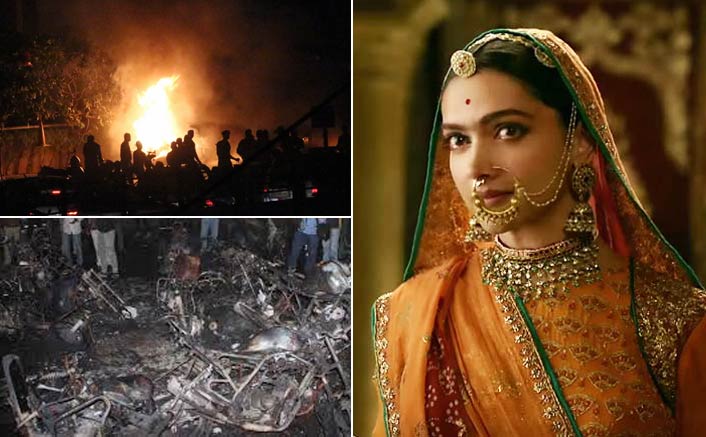 Mobs go on rampage against 'Padmaavat' in Ahmedabad