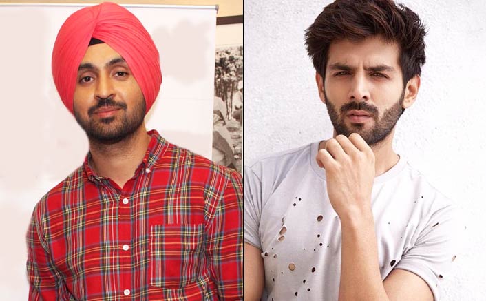Diljit Dosanjh and Kartik Aaryan
