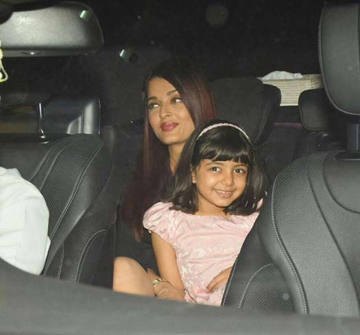 Aishwarya Rai Bachchan and Aaradhya Bachchan