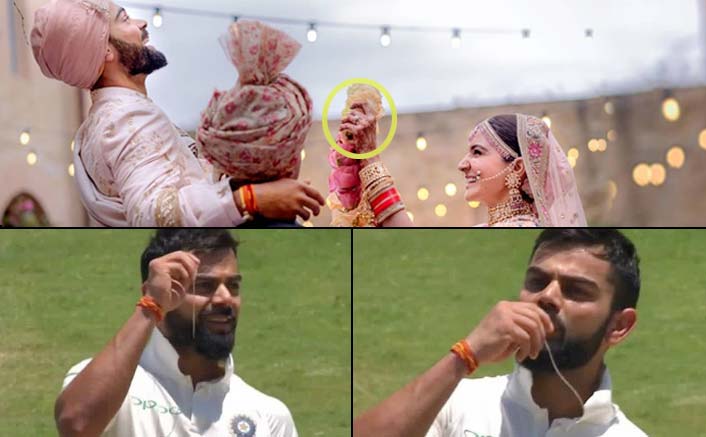 Virat Kisses His Wedding ring On The Field!