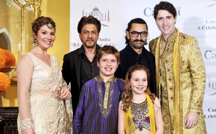 Shah Rukh Khan, Aamir Khan & Other B-Town Celebs Host Canadian PM Justin Trudeau & Family