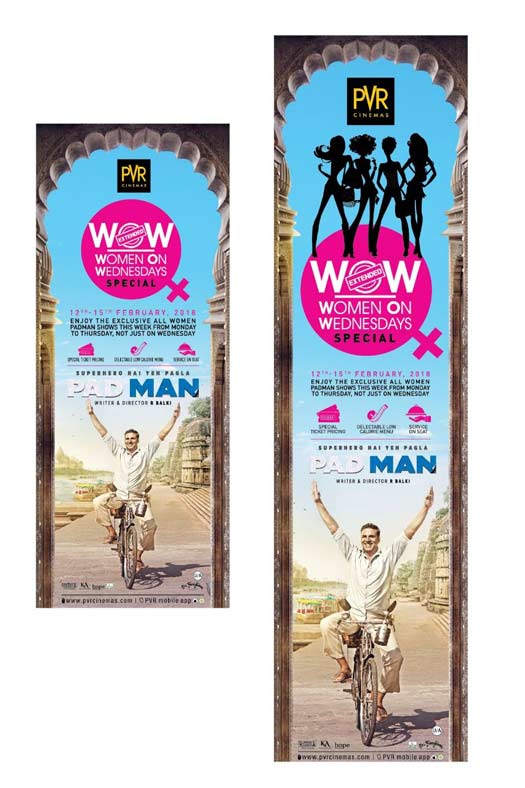 PVR all set for Exclusive All Women Padman Shows across India from 12th-15th February,2018