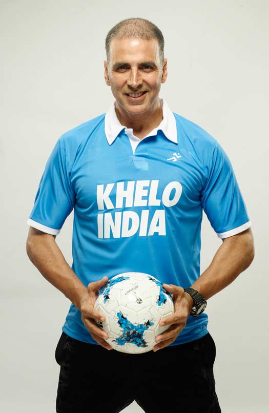 AKSHAY KUMAR SUPPORTS THE KHELO INDIA MOVEMENT