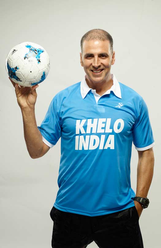 AKSHAY KUMAR SUPPORTS THE KHELO INDIA MOVEMENT