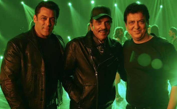 Salman Khan, Dharmendra and Sajid Nadiadwala
