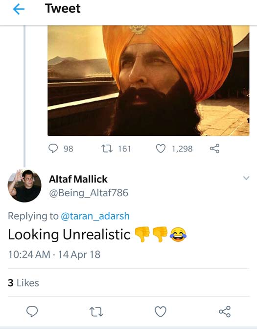 Akshay Kumar's New Pic From Kesari; Twitterati Troll For Fake Beard! WOAH Or NO?