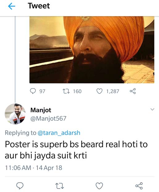 Akshay Kumar's New Pic From Kesari; Twitterati Troll For Fake Beard! WOAH Or NO?